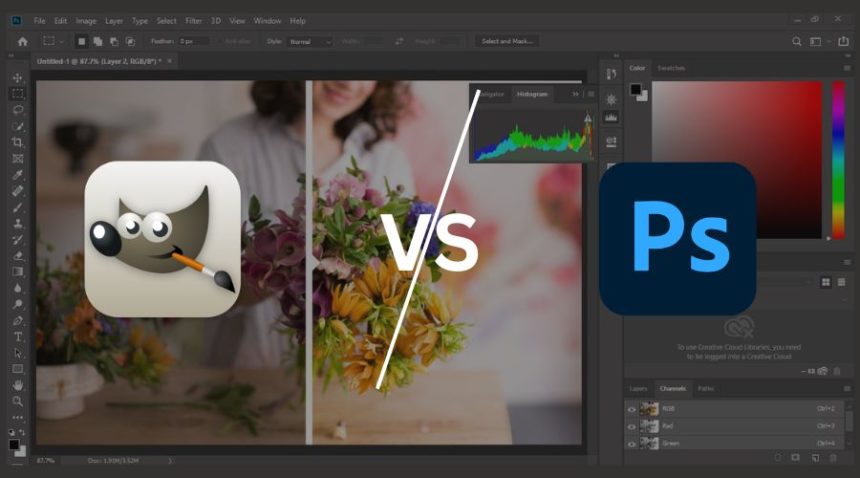GIMP vs Adobe Photoshop